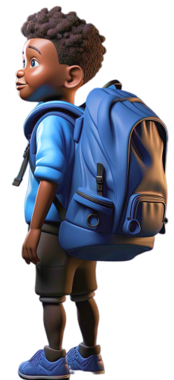 3D character of a student